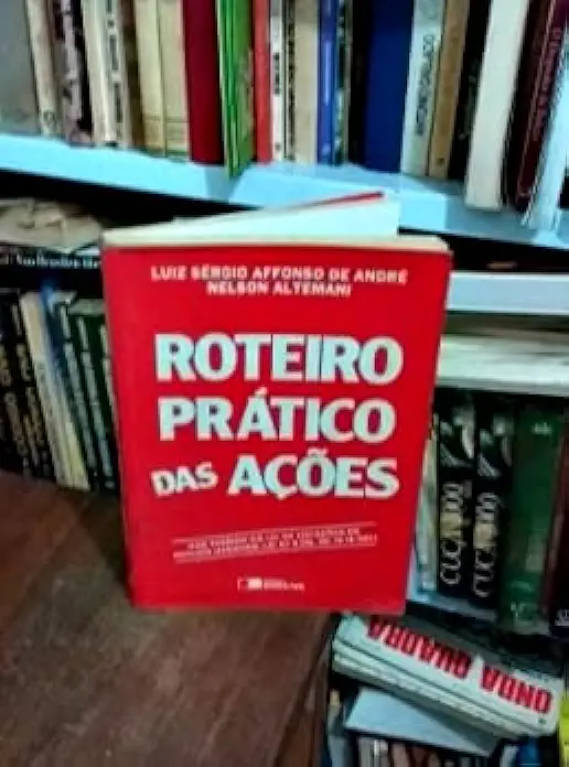 Capa do Livro Roteiro Prático das Ações - Luiz Sérgio Affonso de André / Nelson Altemani