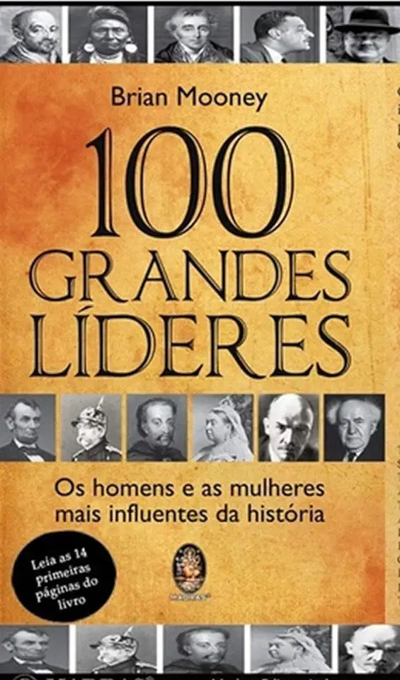 Capa do Livro 100 grandes líderes - Mooney, Brian