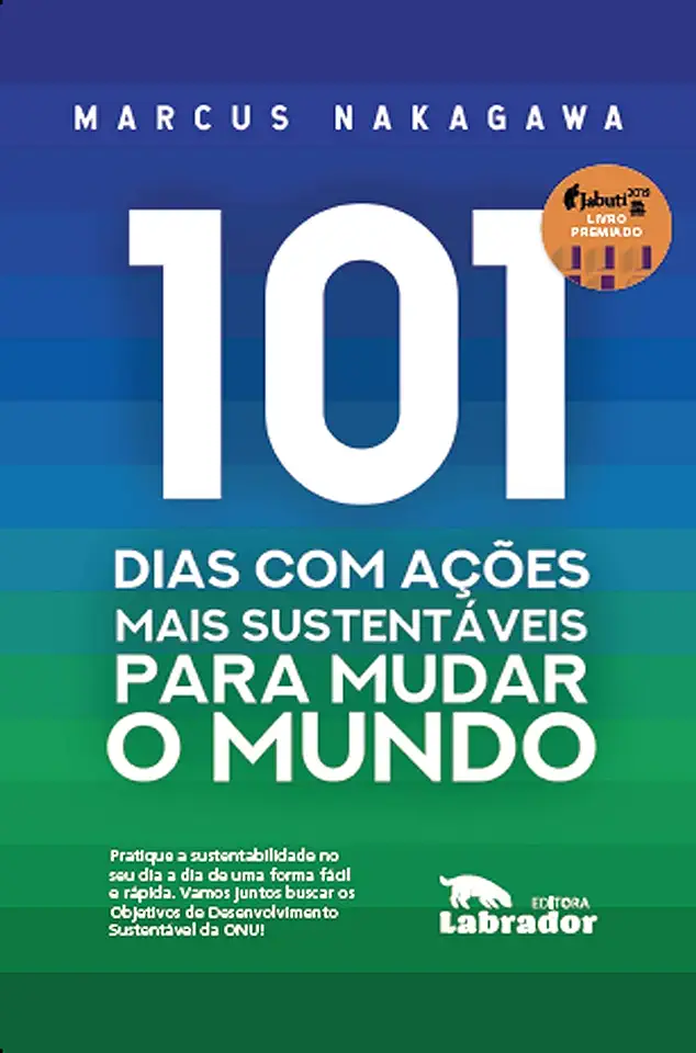 Capa do Livro 101 dias com ações mais sustentáveis - Nakagawa, Marcus Hyonai