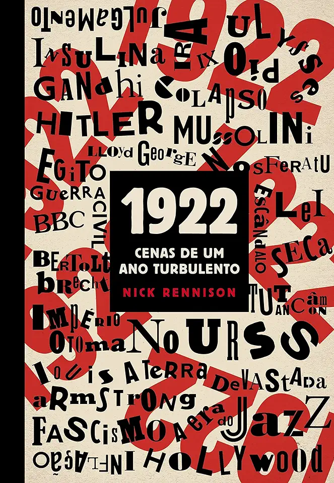 Capa do Livro 1922- Cenas de um ano turbulento - Nick Rennison