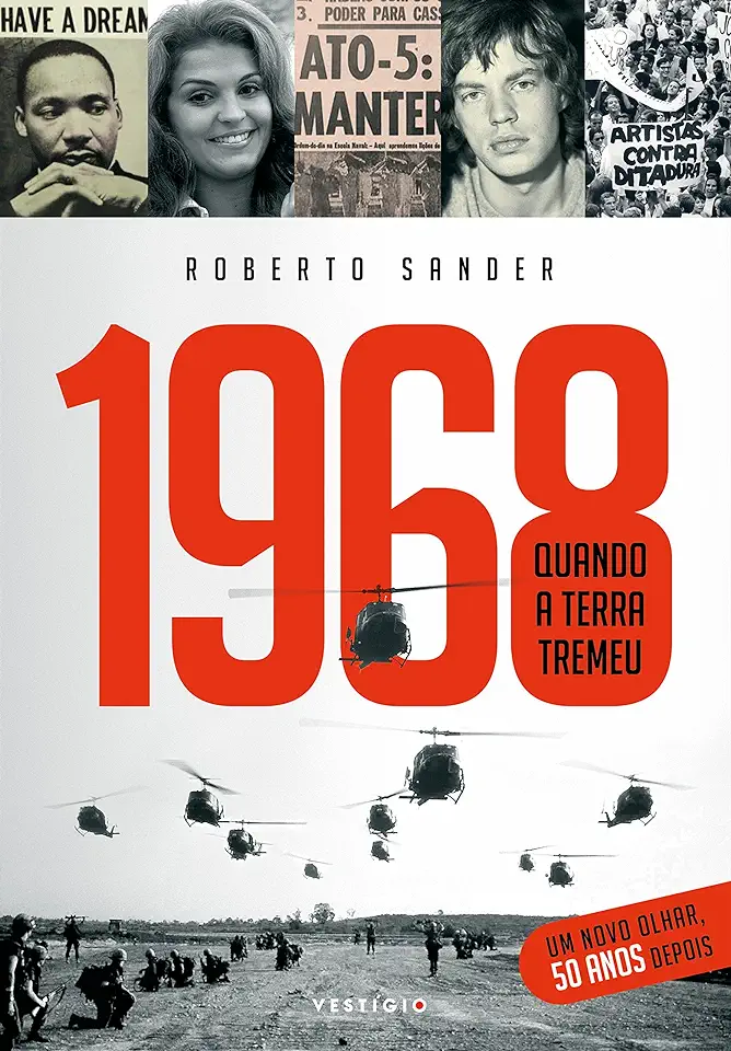 Capa do Livro 1968 - Quando a Terra Tremeu - Roberto Sander