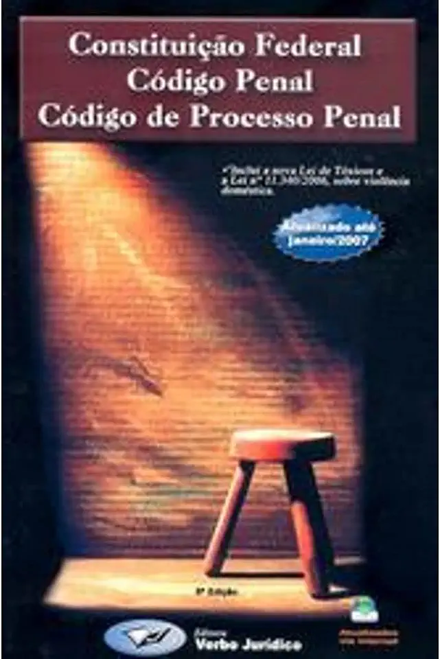 Capa do Livro Constituição Federal Codigo Penal Codigo de Processo Penal - Nylson Paim de Abreu Filho