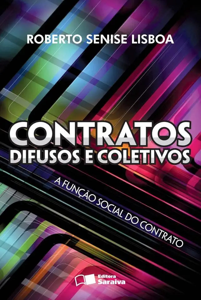 Capa do Livro Contratos Difusos e Coletivos - Roberto Senise Lisboa