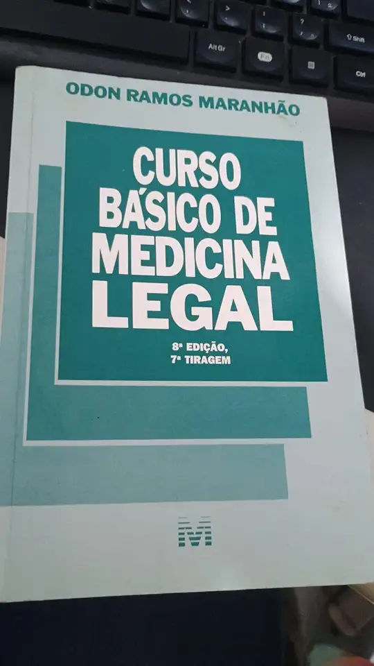 Capa do Livro Curso Básico de Medicina Legal - Odon Ramos Maranhão