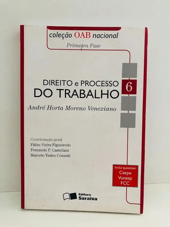 Capa do Livro Direito e Processo do Trabalho - André Horta Moreno Veneziano