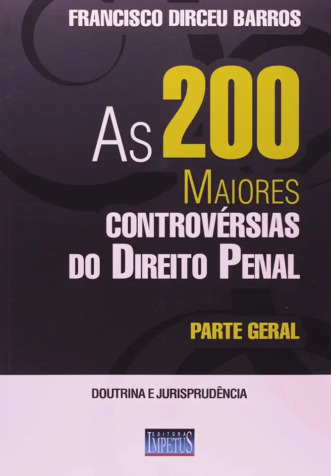 Capa do Livro Direito Penal Parte Geral - Francisco Dirceu Barros