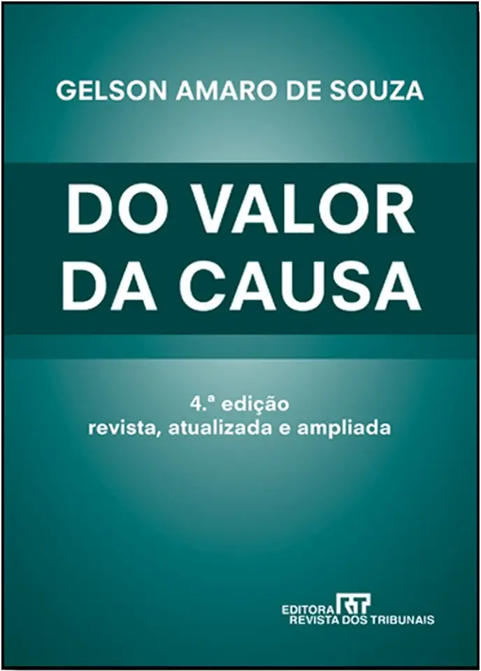 Capa do Livro Do Valor da Causa - Gelson Amaro de Souza