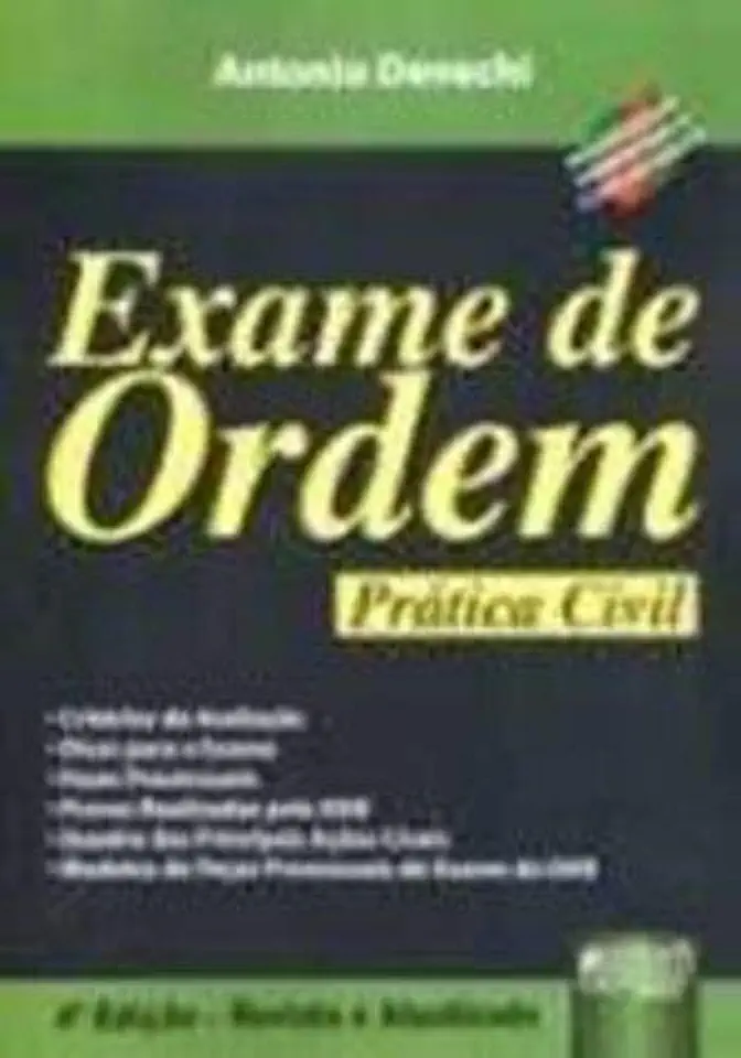 Capa do Livro Exame de Ordem - Prática Civil - Antonio Devechi