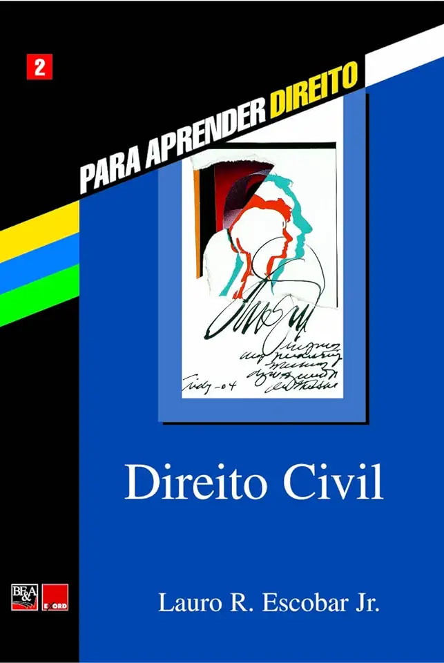 Capa do Livro Para Aprender Direito - Direito Civil - Lauro R. Escobar Jr.