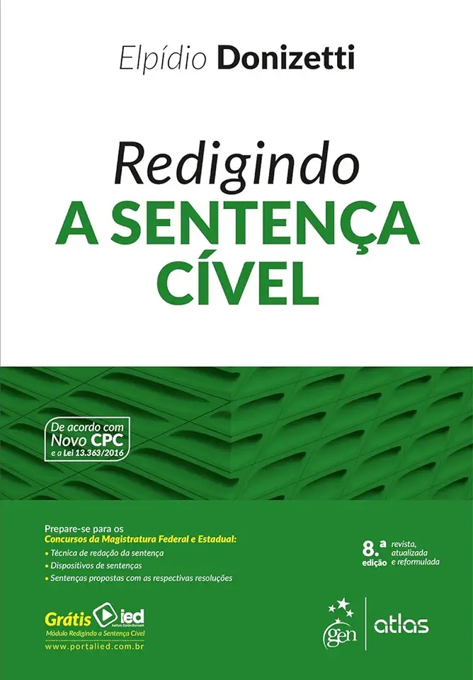 Capa do Livro Redigindo a Sentença - Elpídio Donizetti Nunes