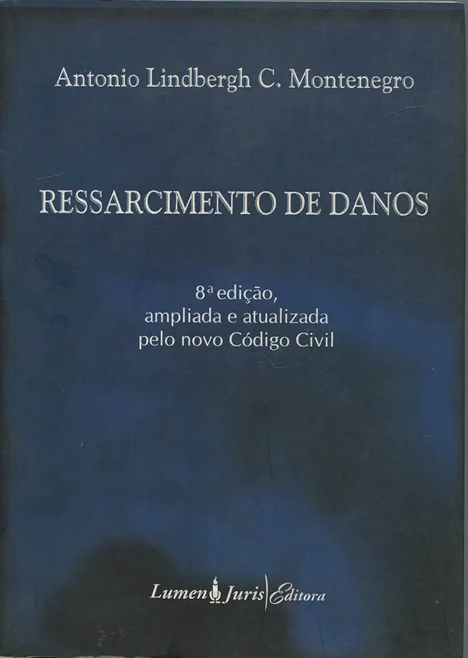 Capa do Livro Ressarcimento de Danos - Antonio Lindbergh C. Montenegro