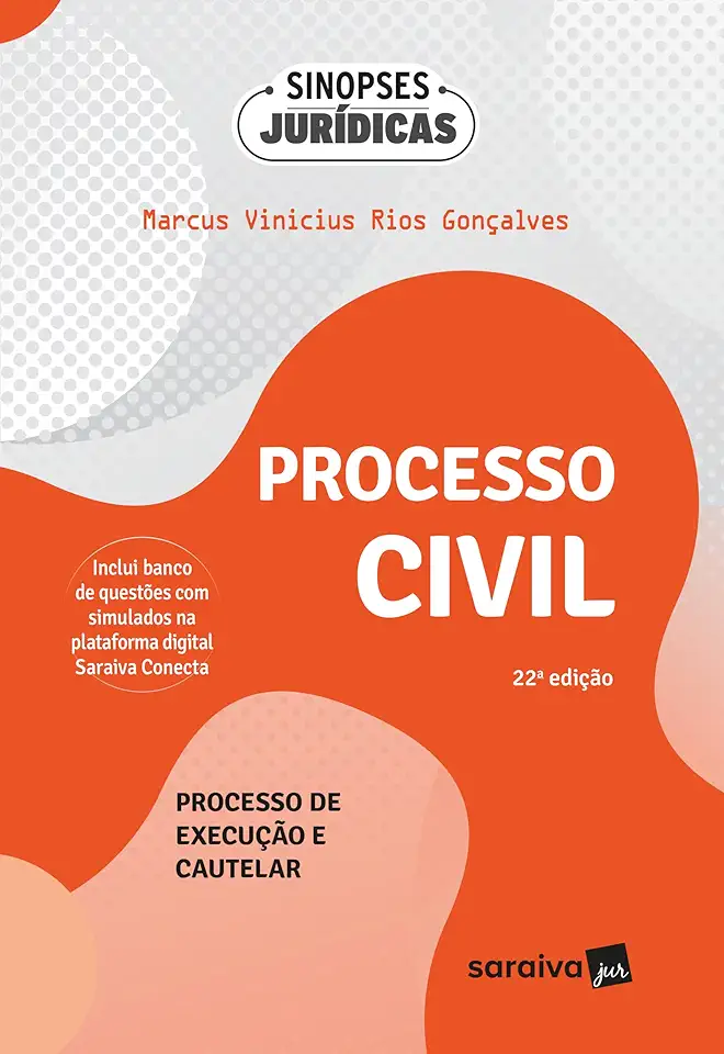 Capa do Livro Sinopses Jurídicas 12- Processo de Execução e Cautelar - Marcus Vinícius Rios Gonçalves