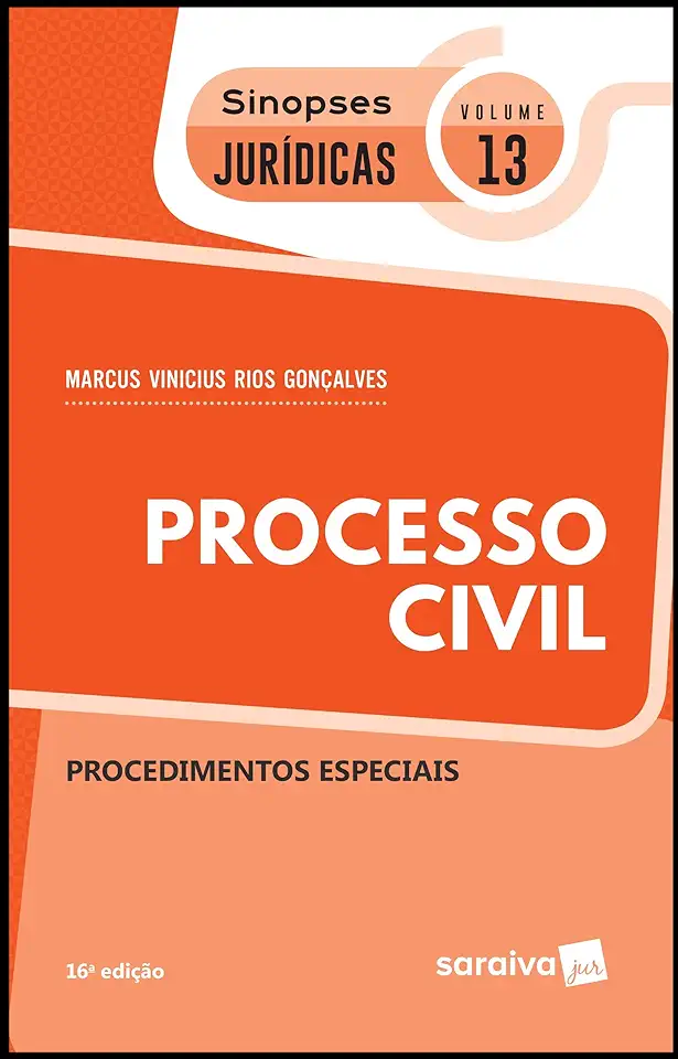 Capa do Livro Sinopses Jurídicas 13 - Procedimentos Especiais - Marcus Vinicius Rios Gonçalves