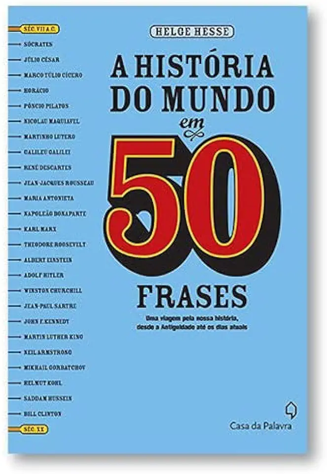 Capa do Livro A História do Mundo Em 50 Frases - Helge Hesse