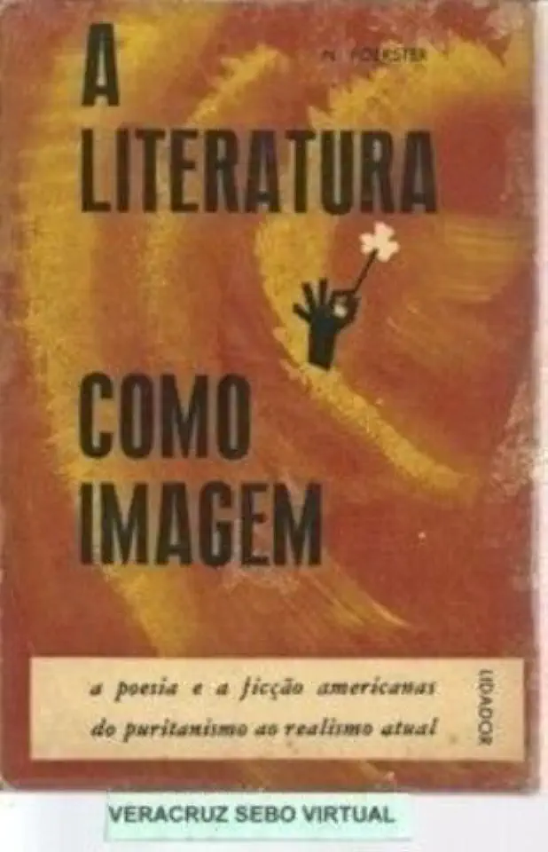 Capa do Livro A Literatura Como Imagem - N. Foerster