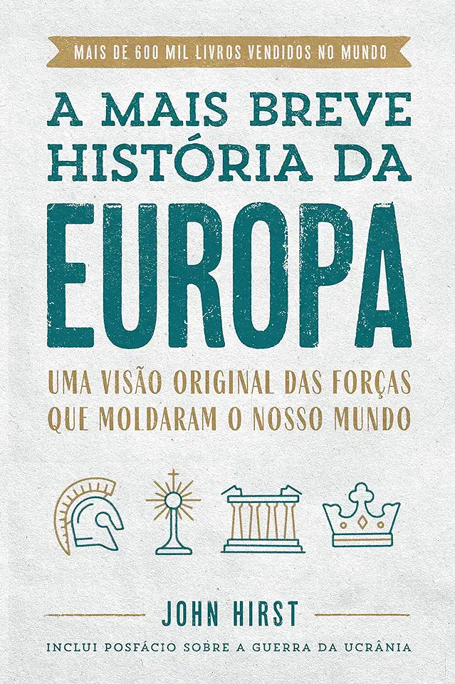 Capa do Livro A mais breve história da Europa - Hirst, John