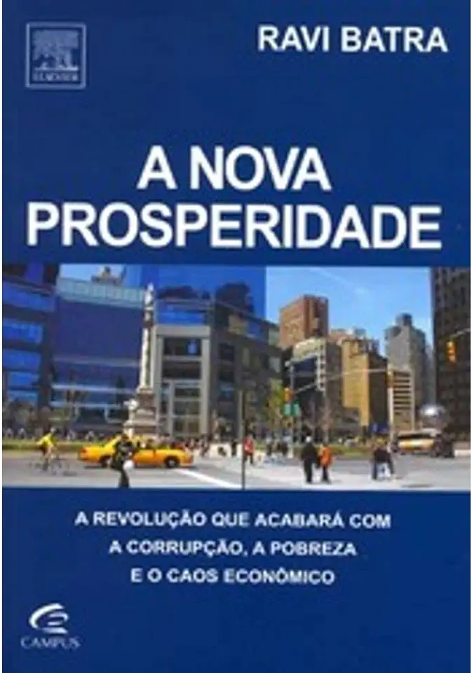 Capa do Livro A Nova Prosperidade - Ravi Batra