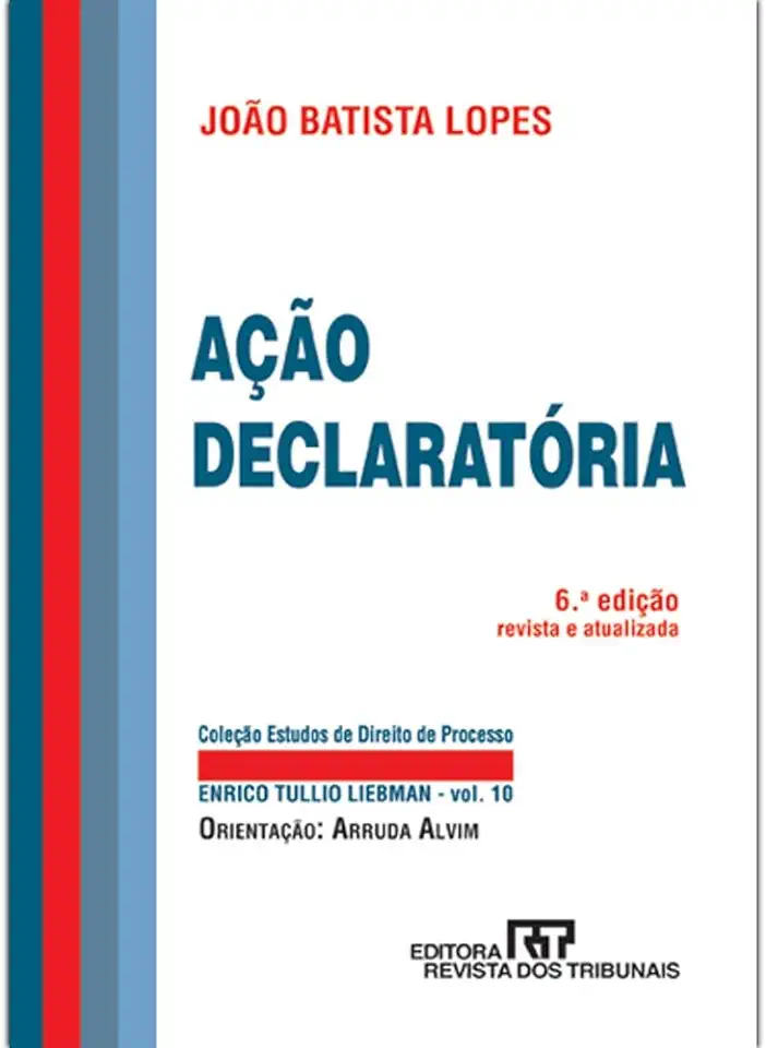 Capa do Livro Ação Declaratória - João Batista Lopes