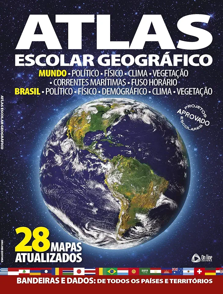 Capa do Livro Atlas Geográfico Escolar - Melbooks