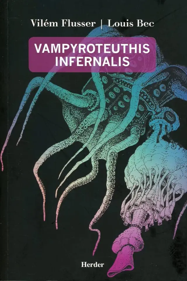 Capa do Livro Vampyroteuthis Infernalis - Vilém Flusser / Louis Bec