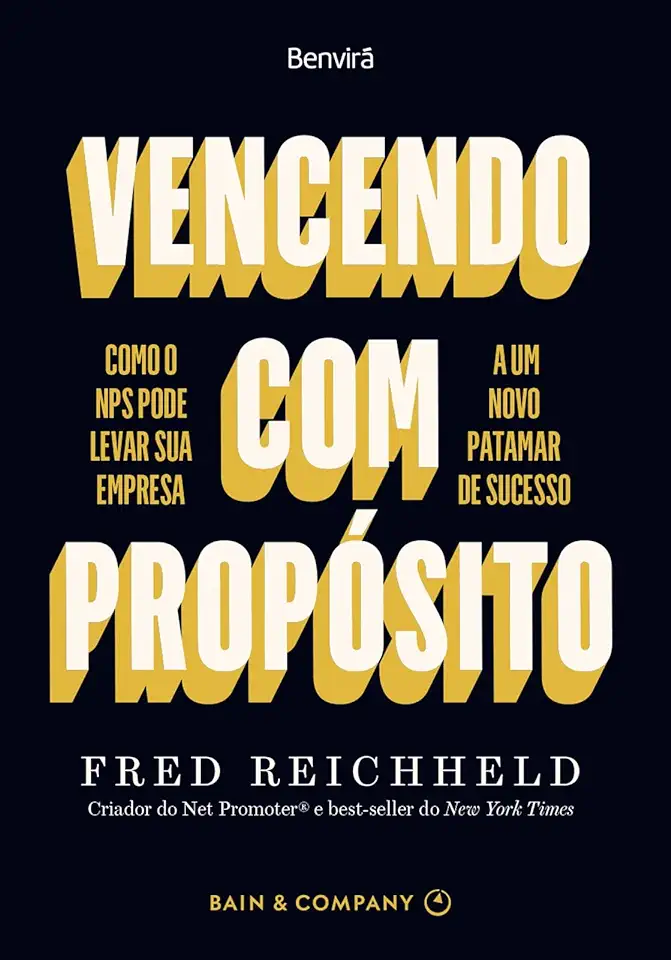 Capa do Livro Vencendo Com Propósito - 1a Edição 2022 - Reichheld, Fred