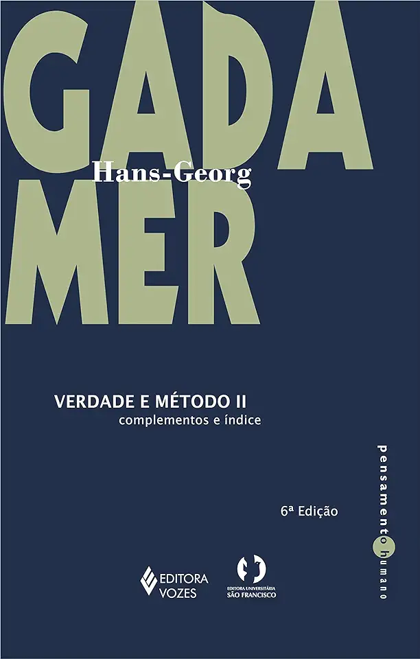 Capa do Livro Verdade e Método - Hans Georg Gadamer