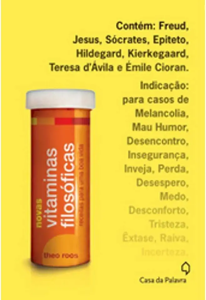 Capa do Livro Vitaminas Filosóficas - a Arte de Bem Viver - Theo Roos