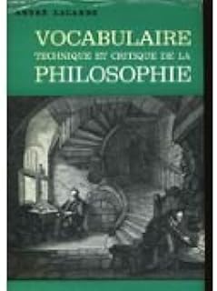 Capa do Livro Vocabulaire Technique et Critique de La Philosophie - André Lalande