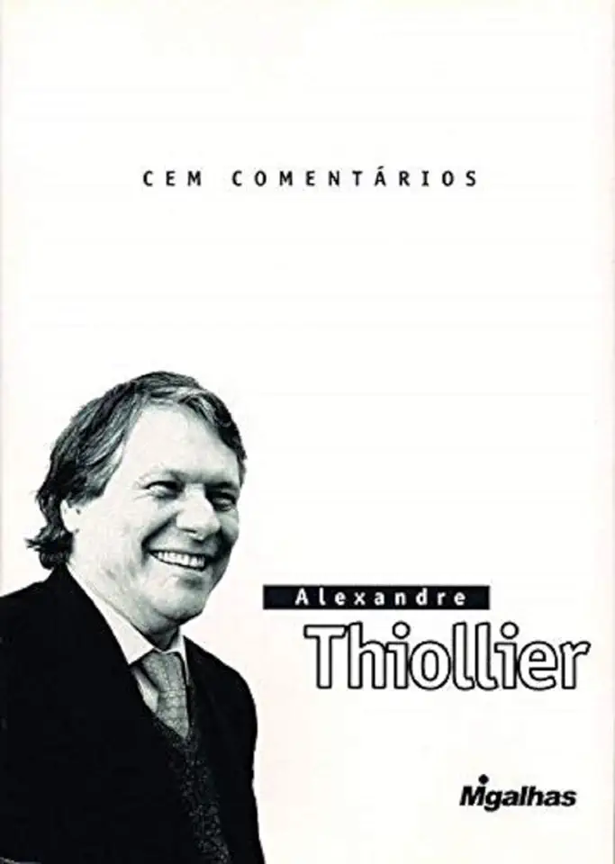 Capa do Livro Cem Comentários - Alexandre Thiollier