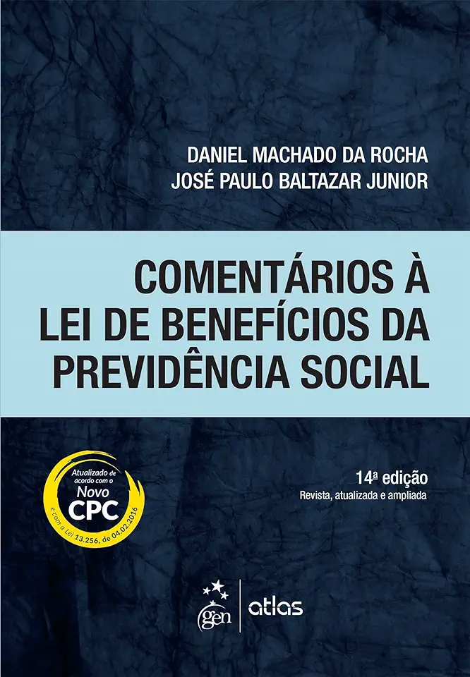 Capa do Livro Comentarios a Lei de Beneficios da Previdencia Social - Daniel Machado da Rocha