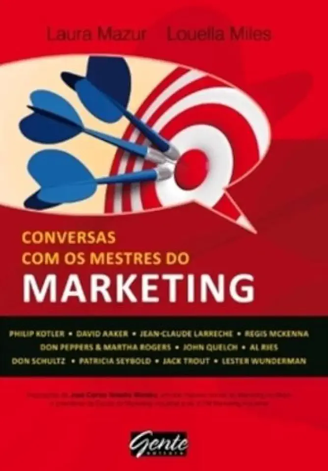 Capa do Livro Conversas com os Mestres do Marketing - Laura Mazur e Louella Miles