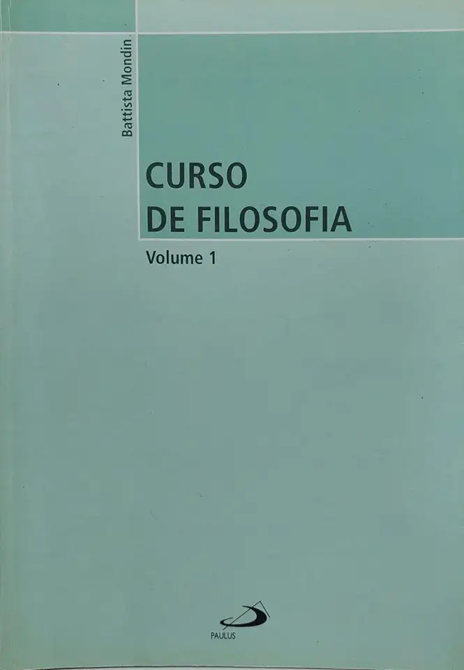 Capa do Livro Curso de Filosofia - Vol. 1 - Battista Mondin