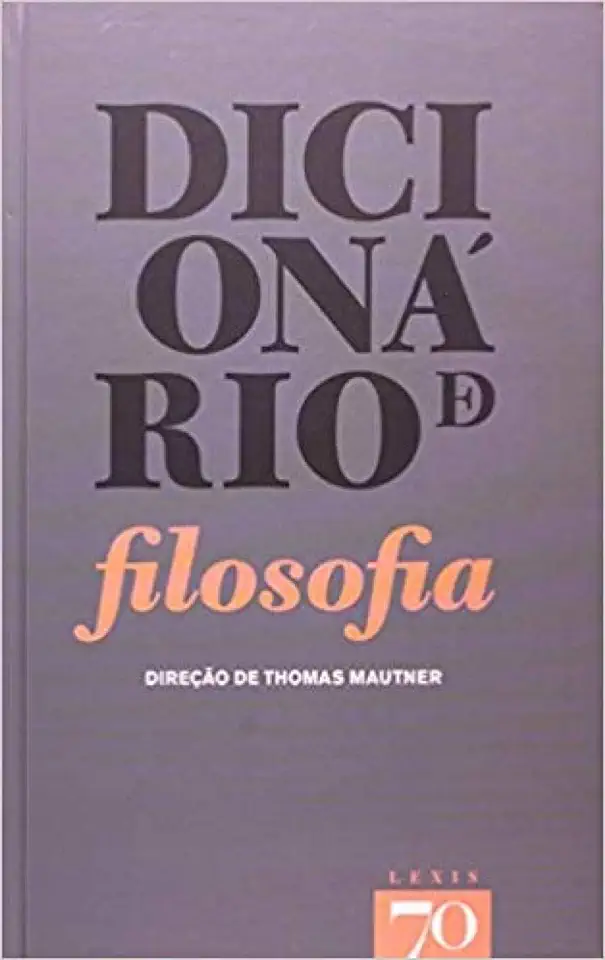 Capa do Livro Dicionário de Filosofia - Thomas Mautner