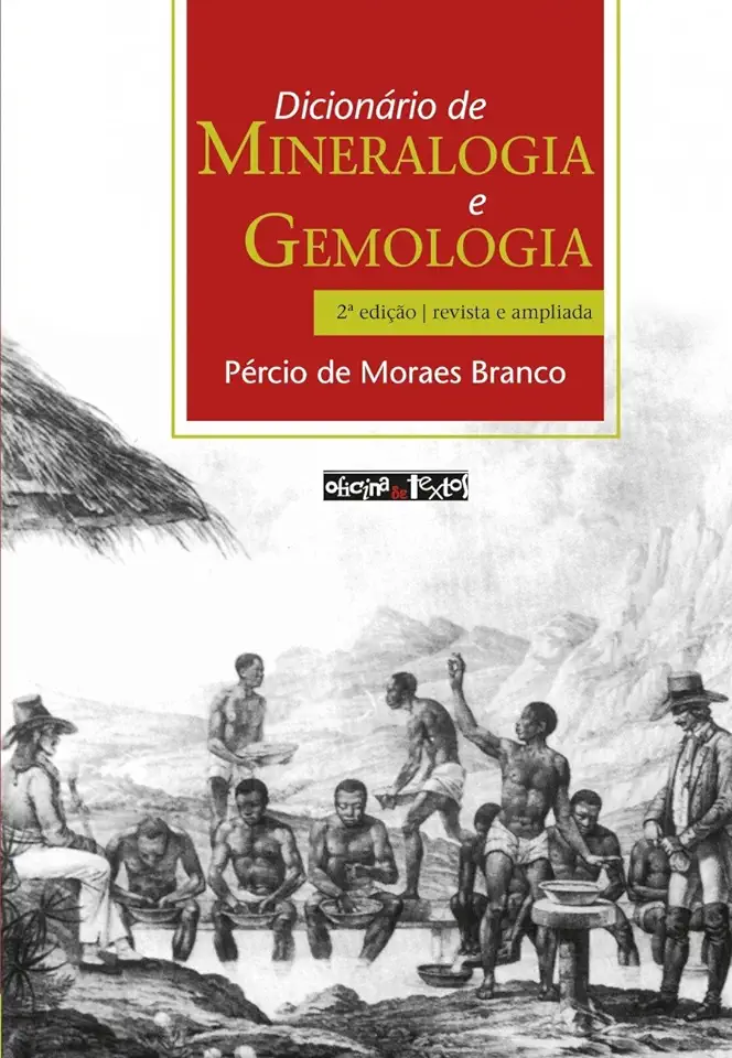 Capa do Livro Dicionário de Mineralogia - Pércio de Moraes Branco