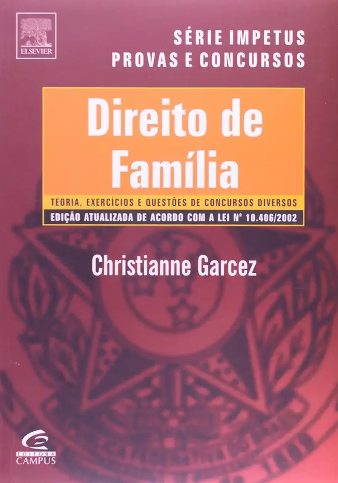 Capa do Livro Direito de Família - Christianne Garcez