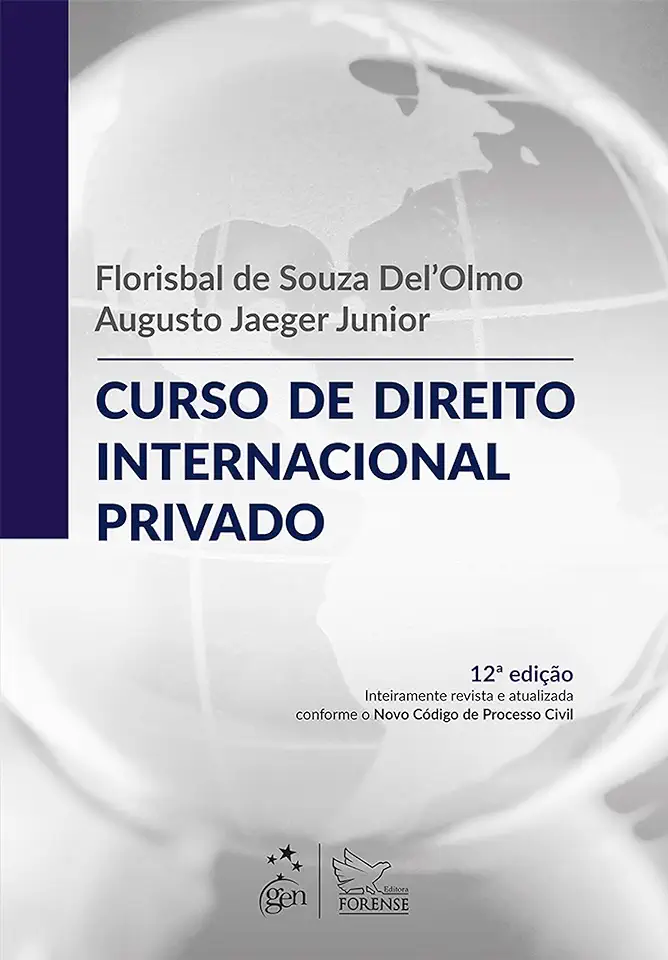 Capa do Livro Direito Internacional Privado - Florisbal de Souza Delolmo