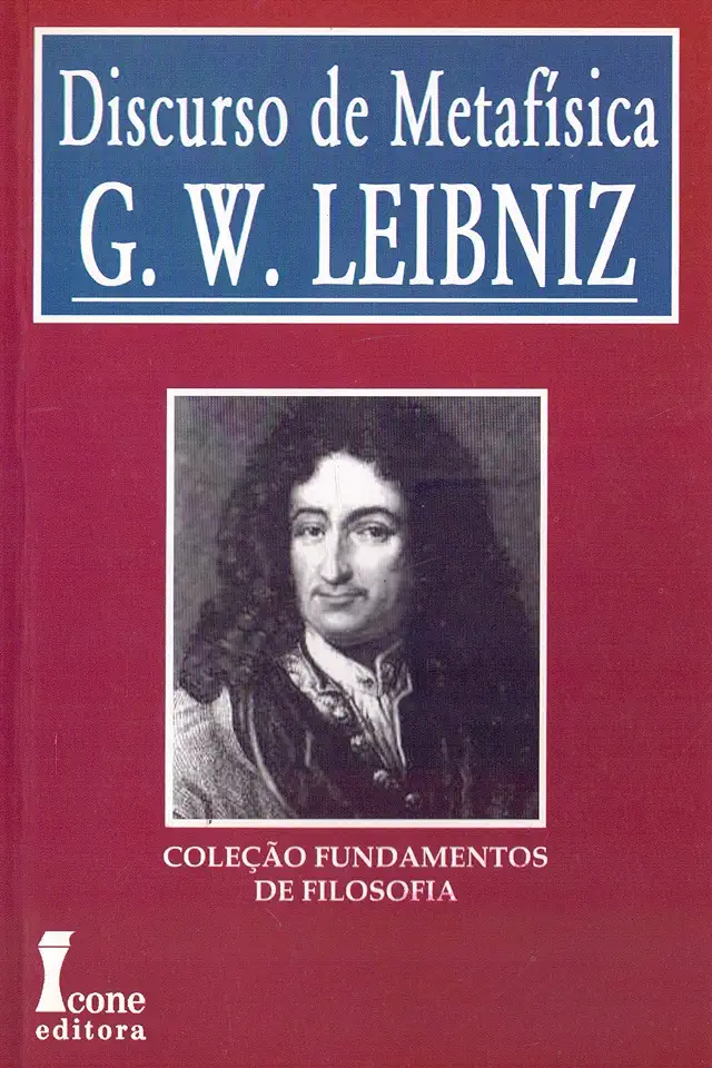 Capa do Livro Discurso de Metafísica - G. W. Leibniz