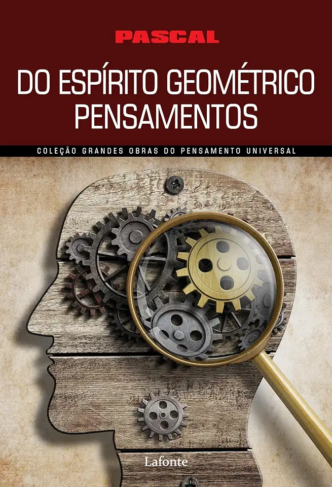 Capa do Livro Do Espírito Geométrico - Pensamentos - Pascal