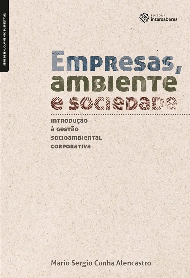 Capa do Livro Empresas, Ambiente e Sociedade - Mario Sergio Cunha Alencastro