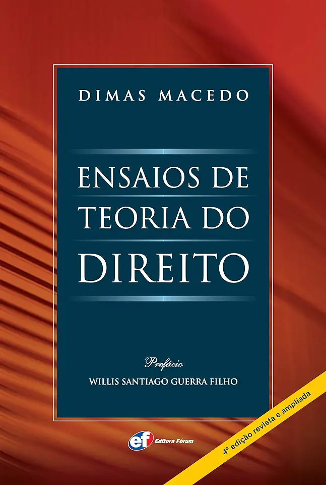 Capa do Livro Ensaios de Teoria do Direito - Dimas Macedo