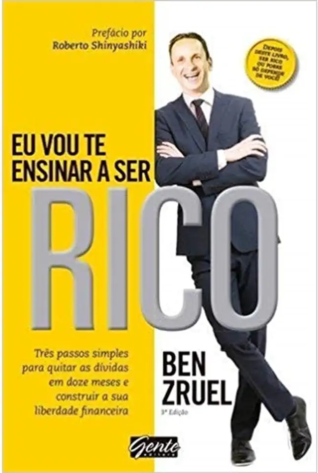 Capa do Livro Eu vou te ensinar a ser rico - Bem Zruel