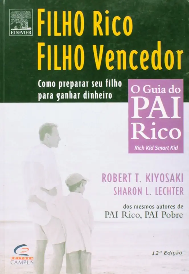 Capa do Livro Filho Rico Filho Vencedor - Robert T. Kiyosaki / Sharon L. Lechter