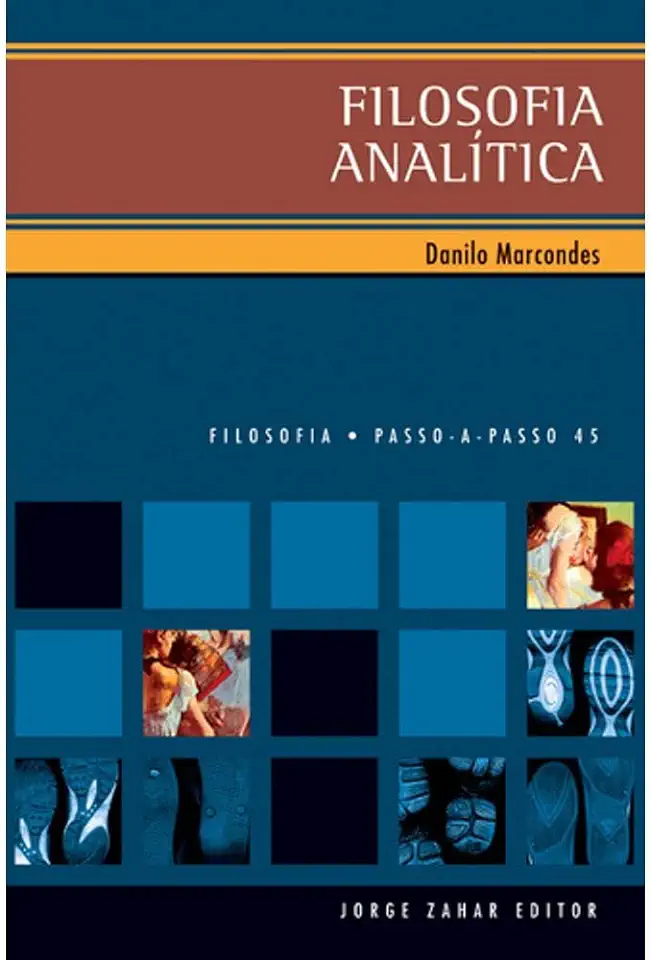 Capa do Livro Filosofia Analítica - Danilo Marcondes