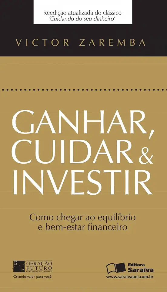 Capa do Livro Ganhar, Cuidar & Investir - Victor Zaremba