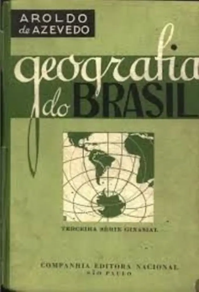 Capa do Livro Geografia do Brasil - Aroldo de Azevedo