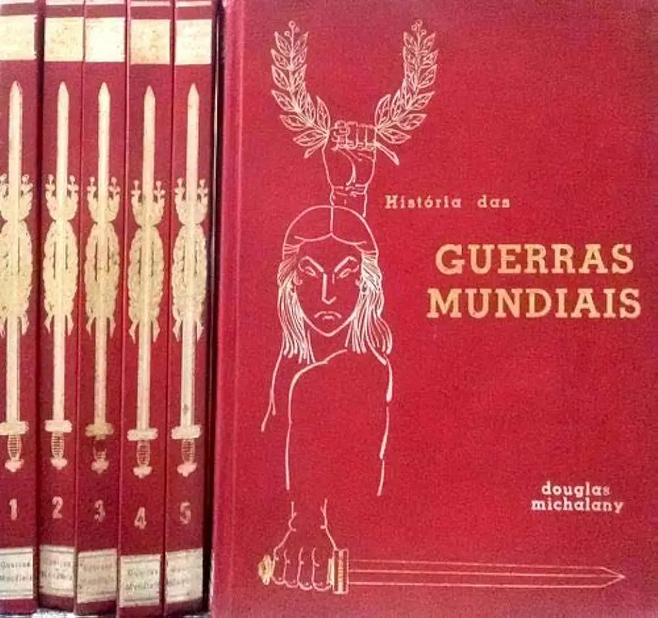 Capa do Livro História das Guerras Mundiais 6 Volumes - Douglas Michalany