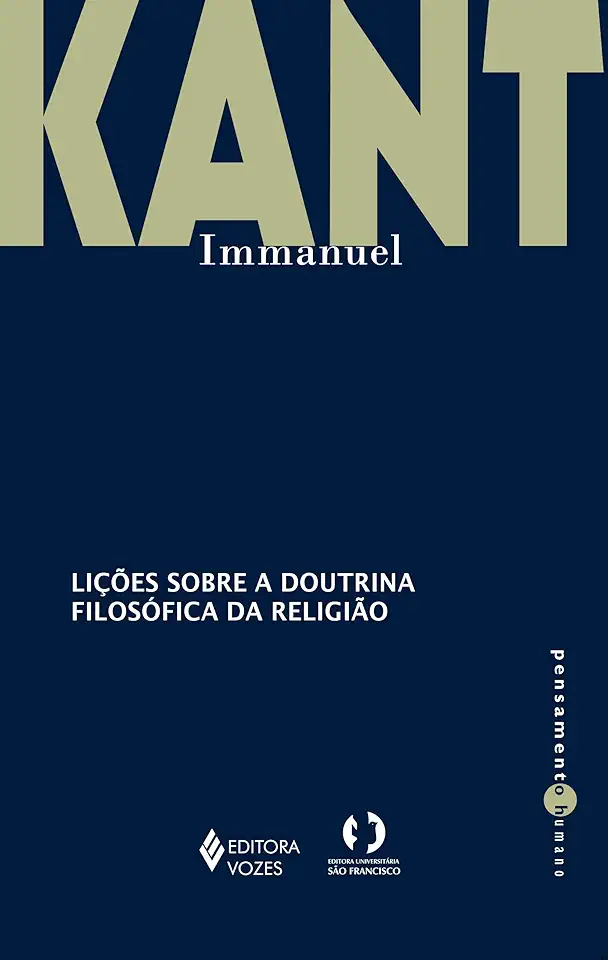 Capa do Livro Lições sobre a doutrina filosófica da religião - Kant, Immanuel