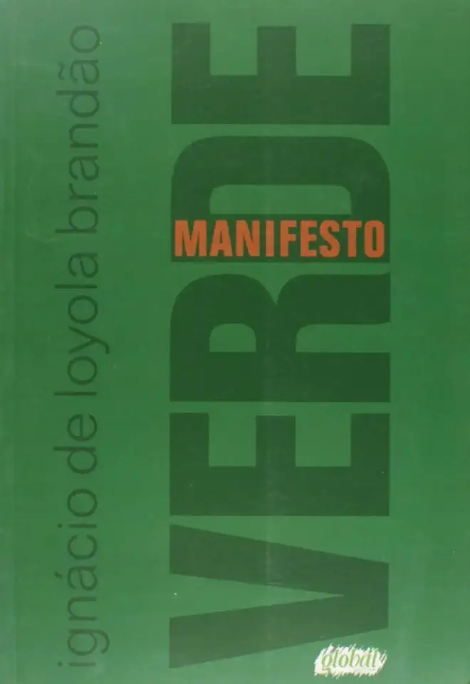 Capa do Livro Manifesto Verde - Ignácio de Loyola Brandão