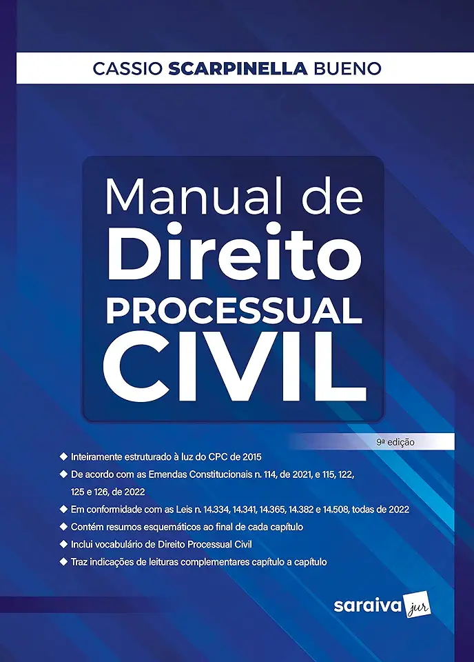 Capa do Livro Manual de Direito Processual Civil - 9ª edição 2023 - Cassio Scarpinella Bueno