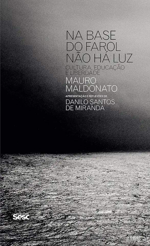 Capa do Livro Na base do farol não há luz - Maldonato, Mauro